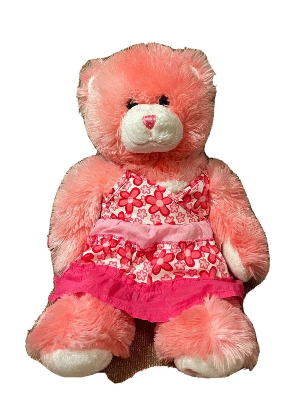 Vtg y2k Build a Bear Vintage Set Kisses for You Teddy Bear with Outfit